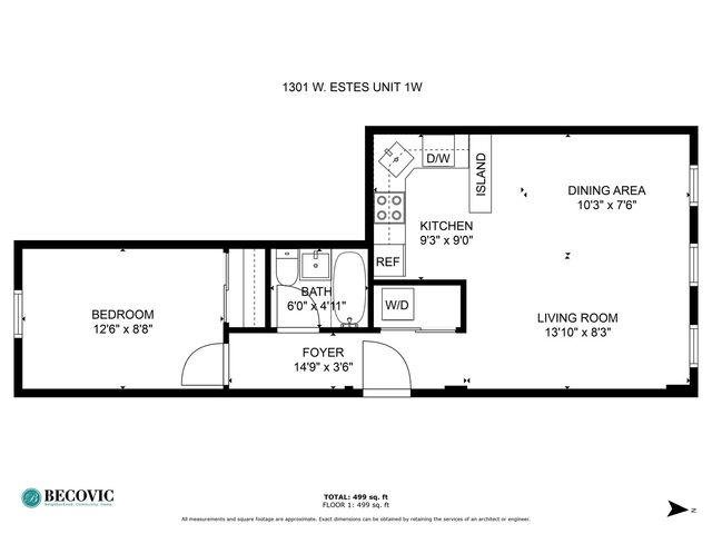 1301 W Estes Avenue 1W, Chicago, IL 60626