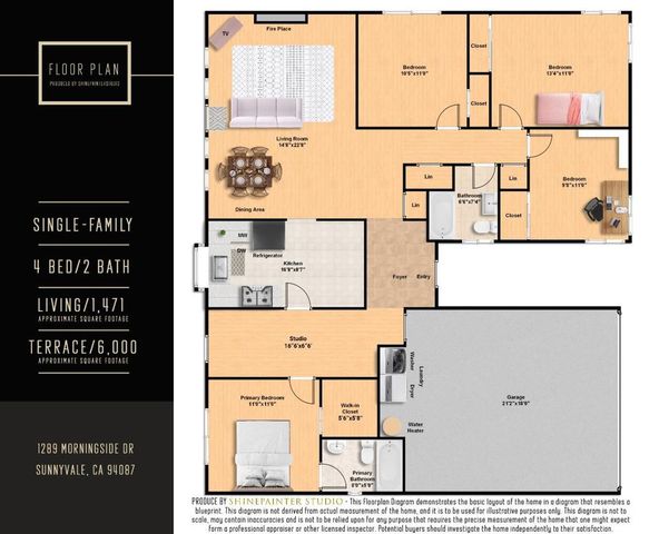 1289 Morningside Drive, Sunnyvale, CA 94087
