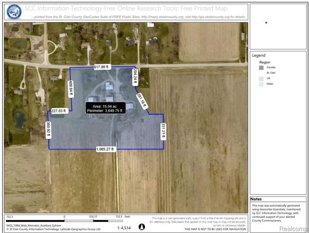 16465 Almont Road, Berlin Township, MI 48002