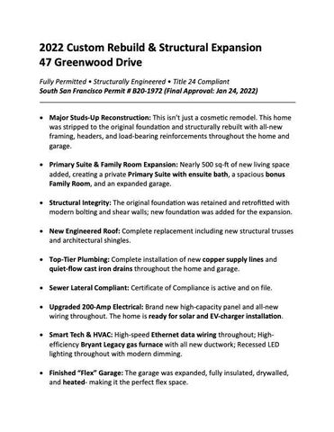 47 Greenwood Drive, South San Francisco, CA 94080