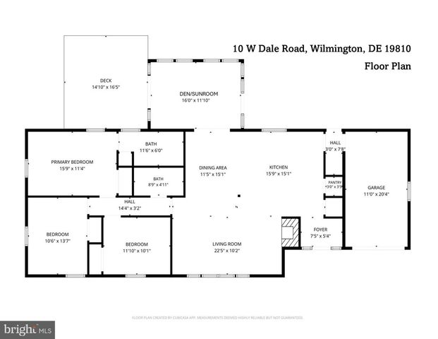 10 W DALE RD, Wilmington, DE 19810
