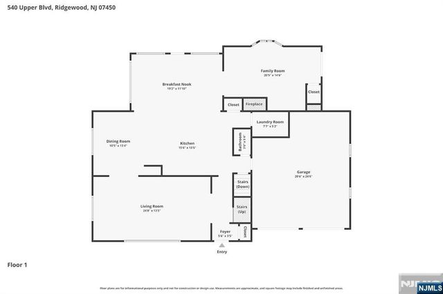 540 Upper Boulevard, Ridgewood, NJ 07450