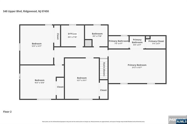 540 Upper Boulevard, Ridgewood, NJ 07450