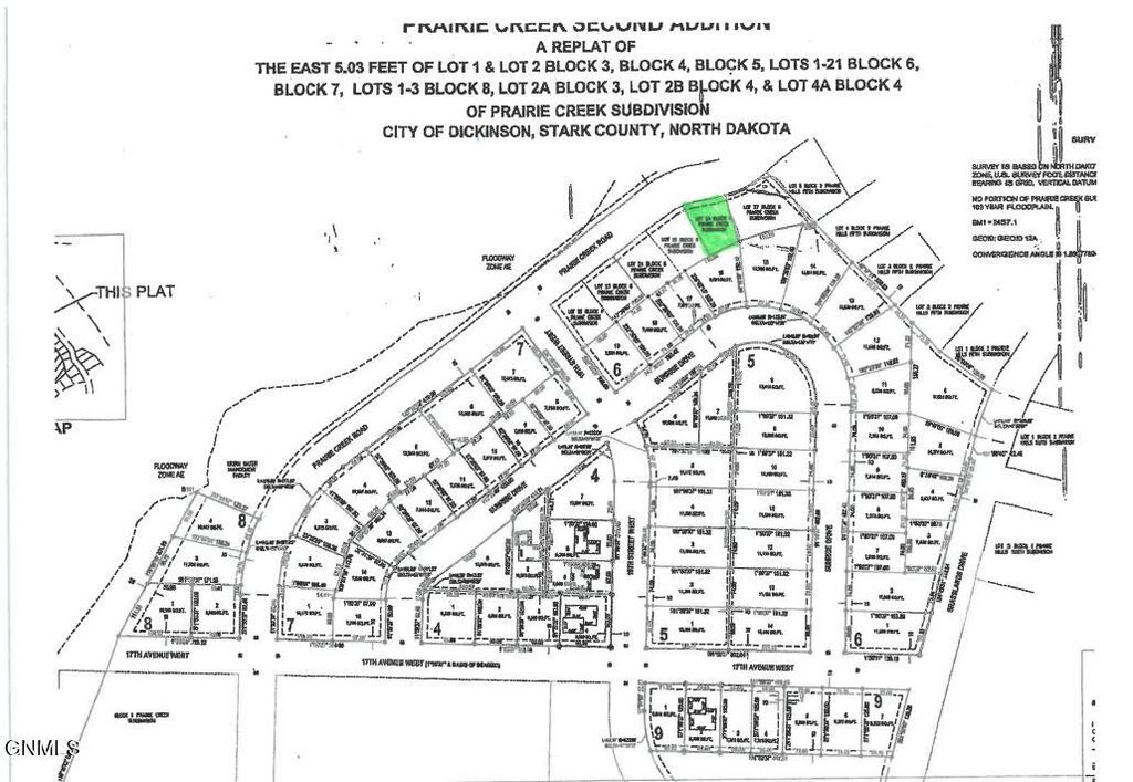 Blk6lot26 Prairie Creek Road NW, Dickinson, ND 58601