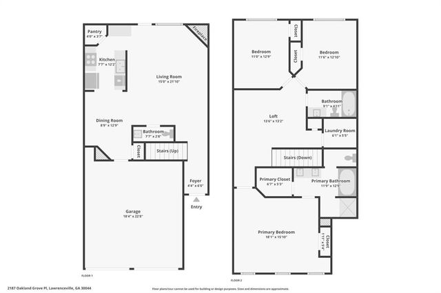 2187 Oakland Grove Place, Lawrenceville, GA 30044
