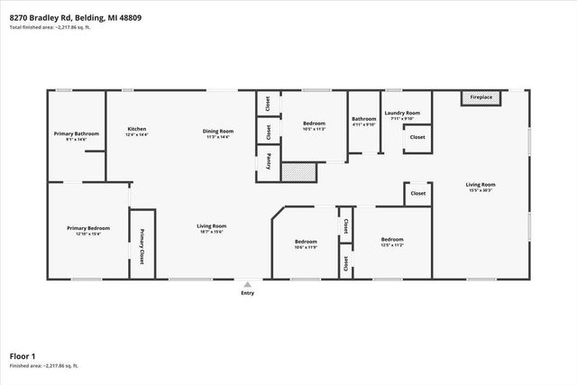 8270 Bradley Road, Belding, MI 48809