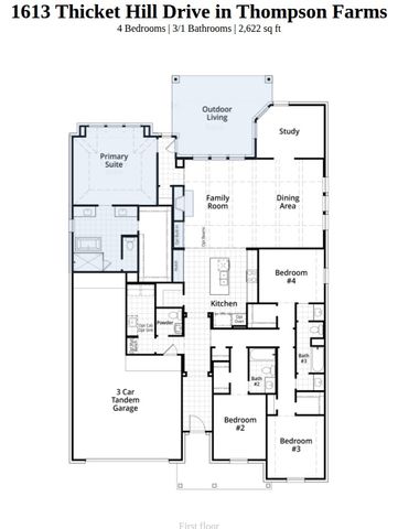 1613 Thicket Hill Drive, Van Alstyne, TX 75495