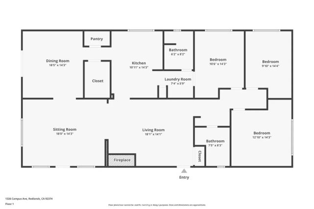 1326 Campus, Redlands, CA 92374