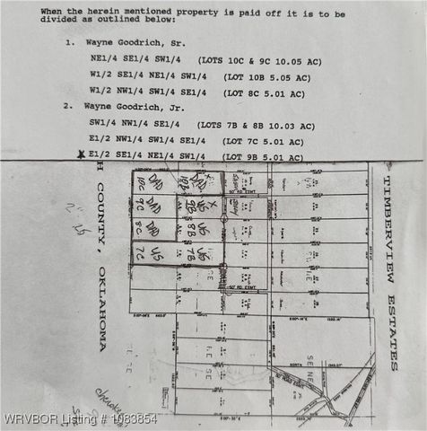 109683 S 4654 Road, Sallisaw, OK 74955