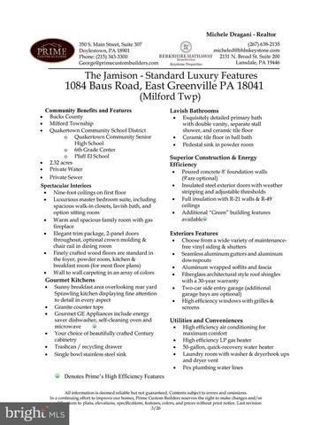 1084 BAUS RD, East Greenville, PA 18041