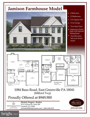 1084 BAUS RD, East Greenville, PA 18041