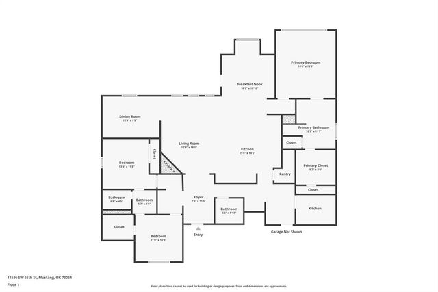 11536 SW 55th Street, Mustang, OK 73064