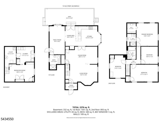 74 Yale St, Bloomfield Twp., NJ 07003