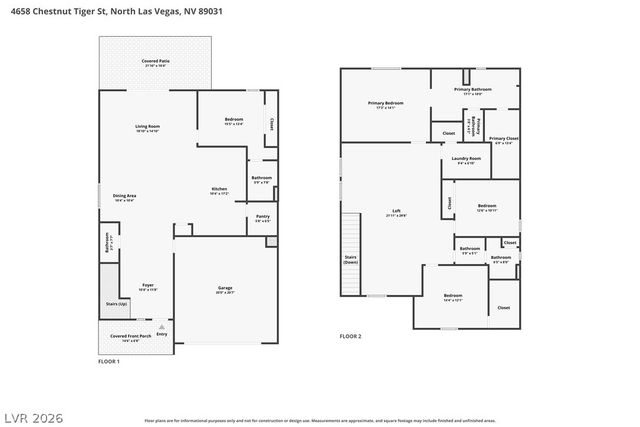 4658 Chestnut Tiger Street, North Las Vegas, NV 89031