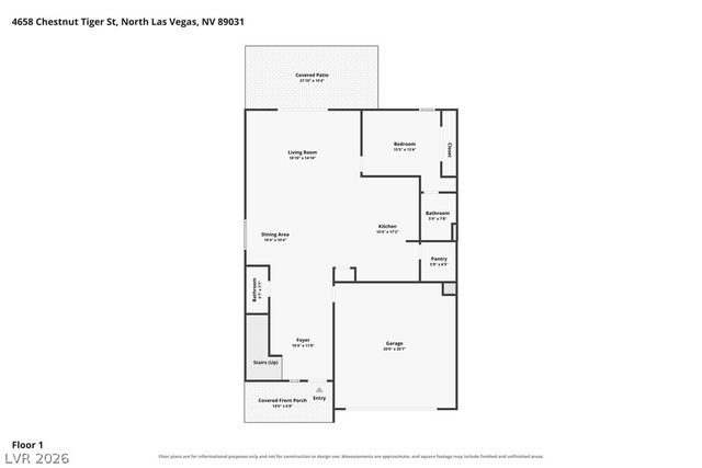 4658 Chestnut Tiger Street, North Las Vegas, NV 89031