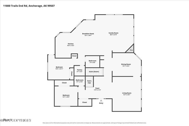 11800 Trails End Road, Anchorage, AK 99507