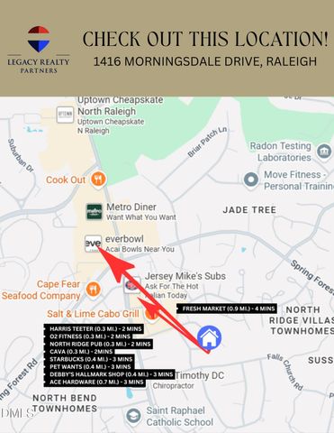 1416 Morningsdale Drive, Raleigh, NC 27609