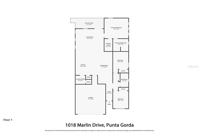 1018 S MARLIN DRIVE, Punta Gorda, FL 33950