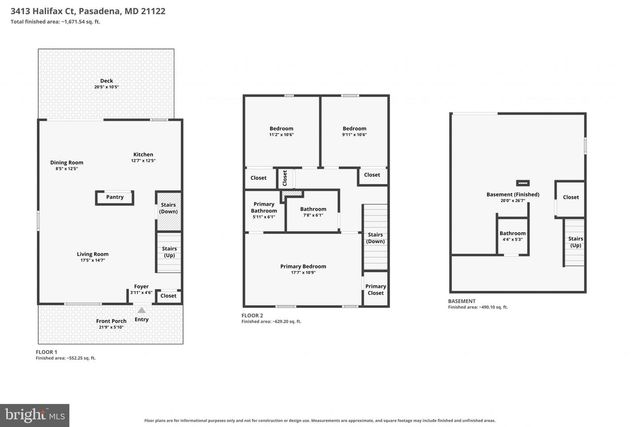 3413 HALIFAX CT, Pasadena, MD 21122