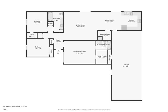 618 Taylor Court, Duncanville, TX 75137