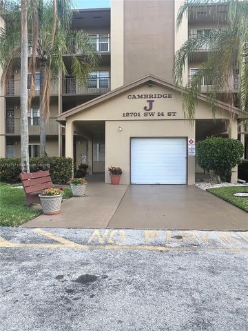 12701 SW 14th St 103J, Pembroke Pines, FL 33027