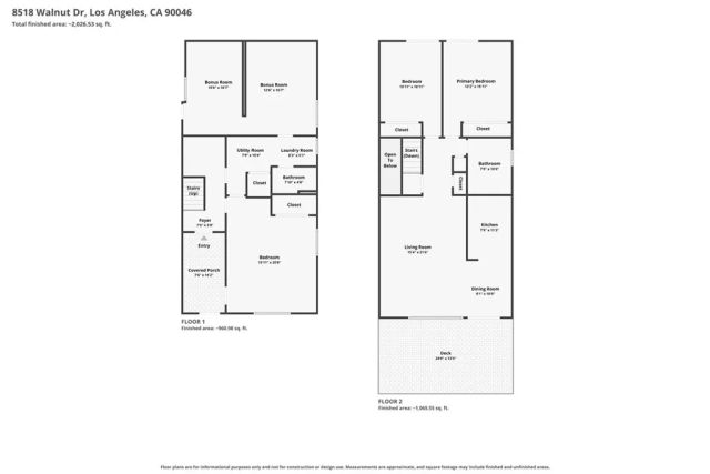8518 Walnut, Los Angeles, CA 90046