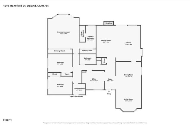 1519 Mansfield Court, Upland, CA 91784