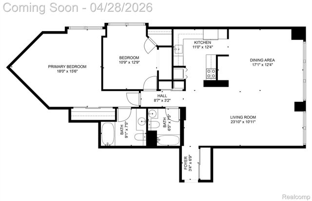 1001 W Jefferson 11B, Detroit, MI 48226