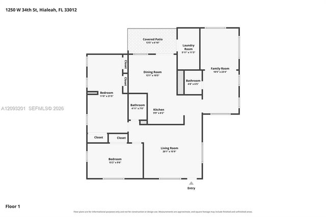 1250 W 34th Street, Hialeah, FL 33012