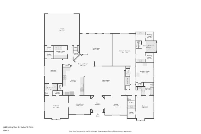 6625 Rolling Vista Drive, Dallas, TX 75248