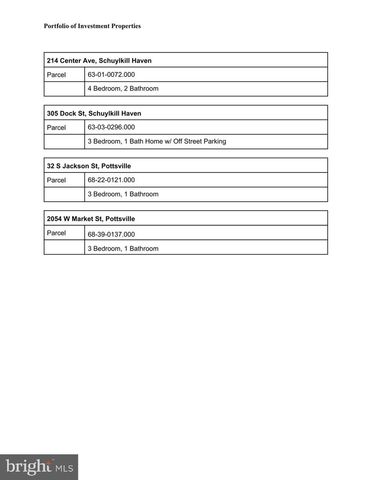 000 W MARKET ST, Pottsville, PA 17901