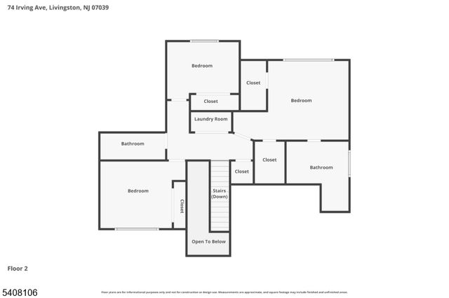 74 Irving Ave, Livingston Twp., NJ 07039