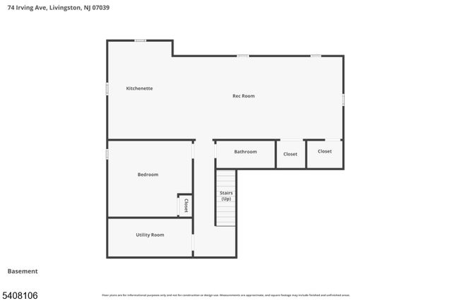 74 Irving Ave, Livingston Twp., NJ 07039