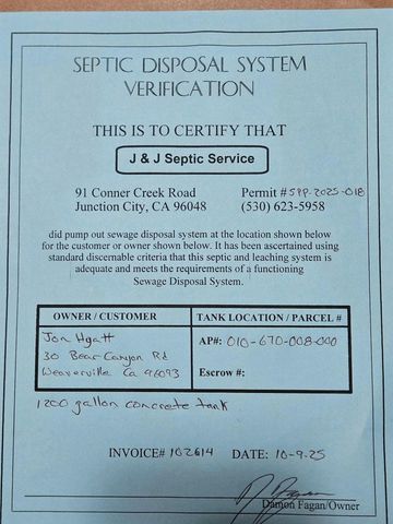 30 Bear Canyon Road, Weaverville, CA 96093