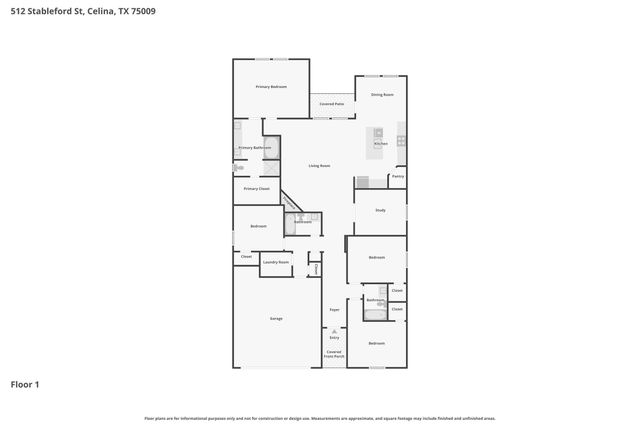 512 Stableford Street, Celina, TX 75009