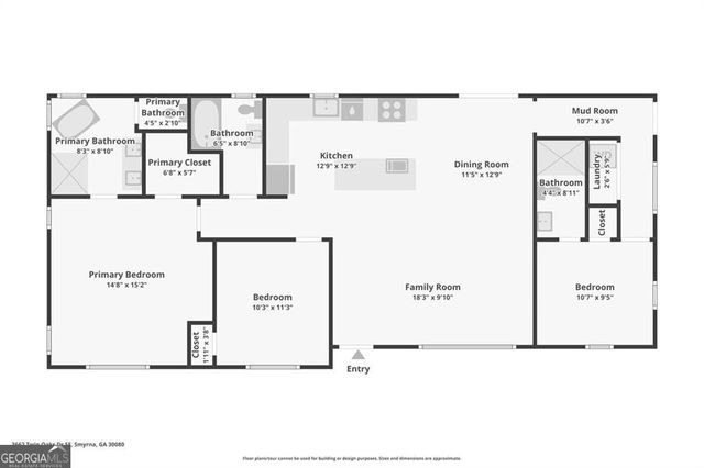 3662 Twin Oaks Drive SE, Smyrna, GA 30080