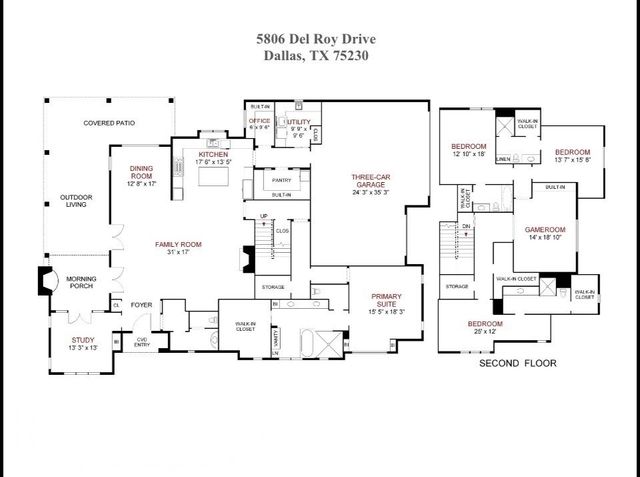 5806 Del Roy Drive, Dallas, TX 75230