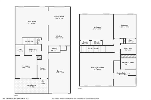 4605 Ravenwood Loop, Union City, GA 30291
