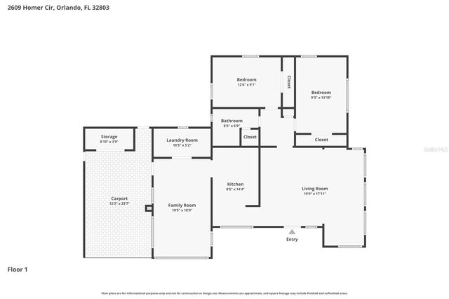 2609 HOMER CIRCLE, Orlando, FL 32803