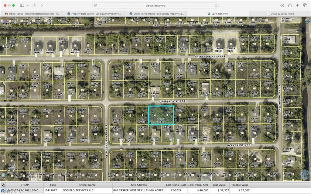 840 Casper Yost ST E, LEHIGH ACRES, FL 33974 — exterior