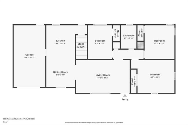 5535 Rosewood Street, Roeland Park, KS 66202