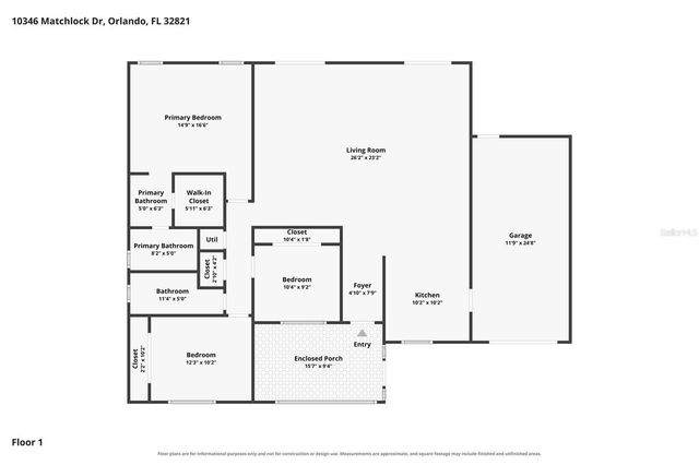 10346 MATCHLOCK DRIVE, Orlando, FL 32821