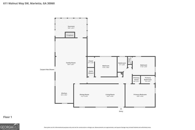 611 Walnut Way SW, Marietta, GA 30060
