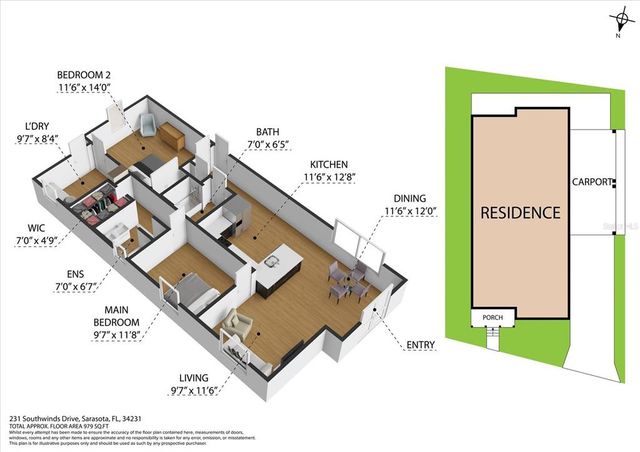 231 SOUTHWINDS DRIVE, Sarasota, FL 34231
