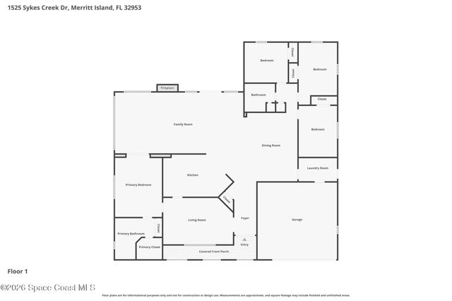 1525 Sykes Creek Drive, Merritt Island, FL 32953