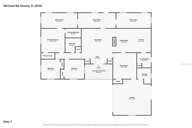 300 SCOTT ROAD, Geneva, FL 32732