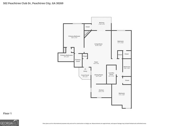 502 Peachtree Club Drive, Peachtree City, GA 30269