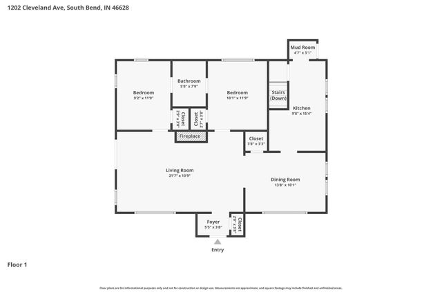 1202 Cleveland Avenue, South Bend, IN 46628