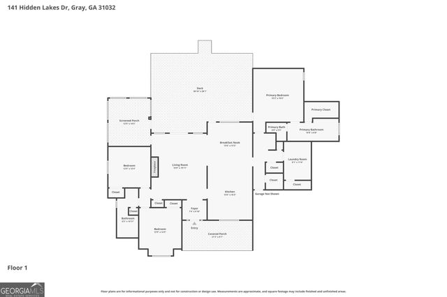 141 Hidden Lakes Drive, Gray, GA 31032