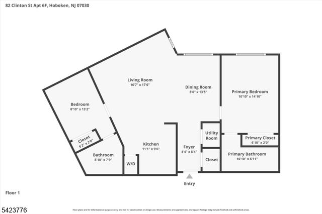 82 Clinton St 6F, Hoboken City, NJ 07030